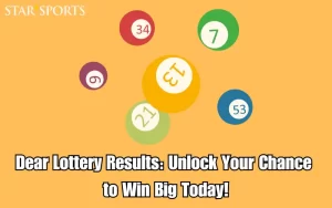 dear lottery result