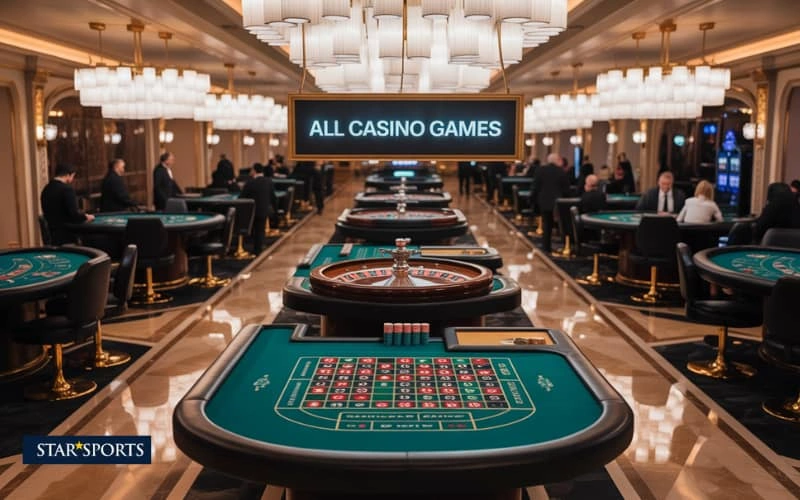 all casino games list